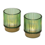 Load image into Gallery viewer, Color Glass Candle Holder