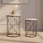 Load image into Gallery viewer, Black Marble Top Table