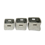 Load image into Gallery viewer, Grey Textured Storage Basket