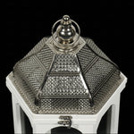 Load image into Gallery viewer, Silver Top White Lantern