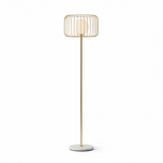 Load image into Gallery viewer, Orb Cage Floor Lamp