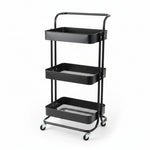 Load image into Gallery viewer, Black Steel Trolley Rack