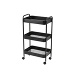 Load image into Gallery viewer, Three-Tier Steel Storage Cart