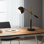 Load image into Gallery viewer, Black Study Lamp