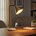 Load image into Gallery viewer, Gold Table Lamp