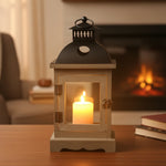 Load image into Gallery viewer, Rustic Wood Cottage Lantern