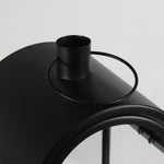 Load image into Gallery viewer, Arched Black Metal Lantern Set