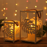 Load image into Gallery viewer, White Steel Lantern Set
