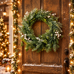 Load image into Gallery viewer, Pearl Berry Pine Wreath