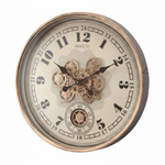 Load image into Gallery viewer, Gold and White Clock