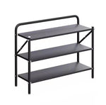 Load image into Gallery viewer, 3 Layer Black Shoe Rack