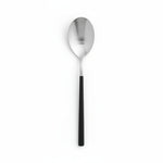 Load image into Gallery viewer, Black and Silver Cutlery Set