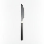 Load image into Gallery viewer, Black and Silver Cutlery Set