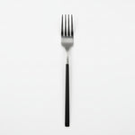 Load image into Gallery viewer, Black and Silver Cutlery Set
