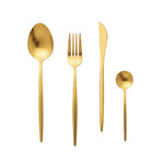 Load image into Gallery viewer, Gold Cutlery Set