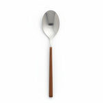 Load image into Gallery viewer, Silver Bamboo Design Cutlery Set