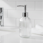 Load image into Gallery viewer, Clear Glass Soap Dispenser