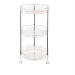 Load image into Gallery viewer, 3-Tier Rectangle Acrylic Trolley
