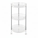 Load image into Gallery viewer, Three-Tier Rectangular Acrylic Trolley