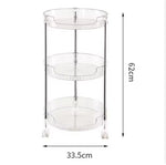Load image into Gallery viewer, Multi-Tier Rectangle Acrylic Trolley