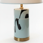 Load image into Gallery viewer, Abstract Black & White Table Lamp