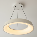 Load image into Gallery viewer, White Halo Pendant Light