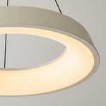Load image into Gallery viewer, White Halo Pendant Light