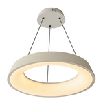 Load image into Gallery viewer, White Halo Pendant Light