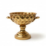 Load image into Gallery viewer, Gold stand vase