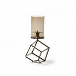 Load image into Gallery viewer, Geometric Steel Hurricane Candle Holder