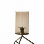 Load image into Gallery viewer, Geometric Steel Hurricane Candle Holder