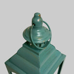 Load image into Gallery viewer, Blue Patterned Glass Lantern