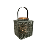 Load image into Gallery viewer, Pierced Black Cube Lantern