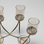 Load image into Gallery viewer, Steel Six-Light Candle Holder