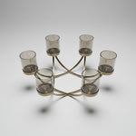 Load image into Gallery viewer, Steel Six-Light Candle Holder