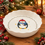Load image into Gallery viewer, Christmas Penguin Serving Plate