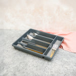 Load image into Gallery viewer, 5 Compartment Plastic Cutlery Organizer
