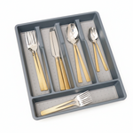 Load image into Gallery viewer, 5 Compartment Plastic Cutlery Organizer