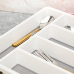 Load image into Gallery viewer, 5 Compartment Plastic Cutlery Organizer