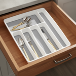 Load image into Gallery viewer, Plastic Cutlery Organizer