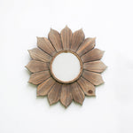 Load image into Gallery viewer, Wooden Sunflower Mirror
