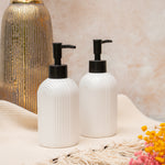 Load image into Gallery viewer, White Ceramic Soap Dispenser
