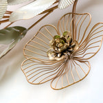 Load image into Gallery viewer, White Flowers with Leaves Wall Deco