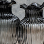 Load image into Gallery viewer, Black Glass Vase