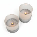 Load image into Gallery viewer, Grey Glass-Topped Candle