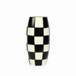 Load image into Gallery viewer, Midnight Checkered Vase