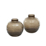Load image into Gallery viewer, black glass vase