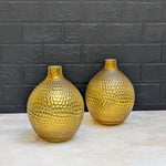 Load image into Gallery viewer, Gold Glass Vase