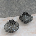 Load image into Gallery viewer, Night Black Canyon Glass Vase