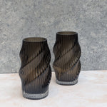 Load image into Gallery viewer, Black Glass Vase